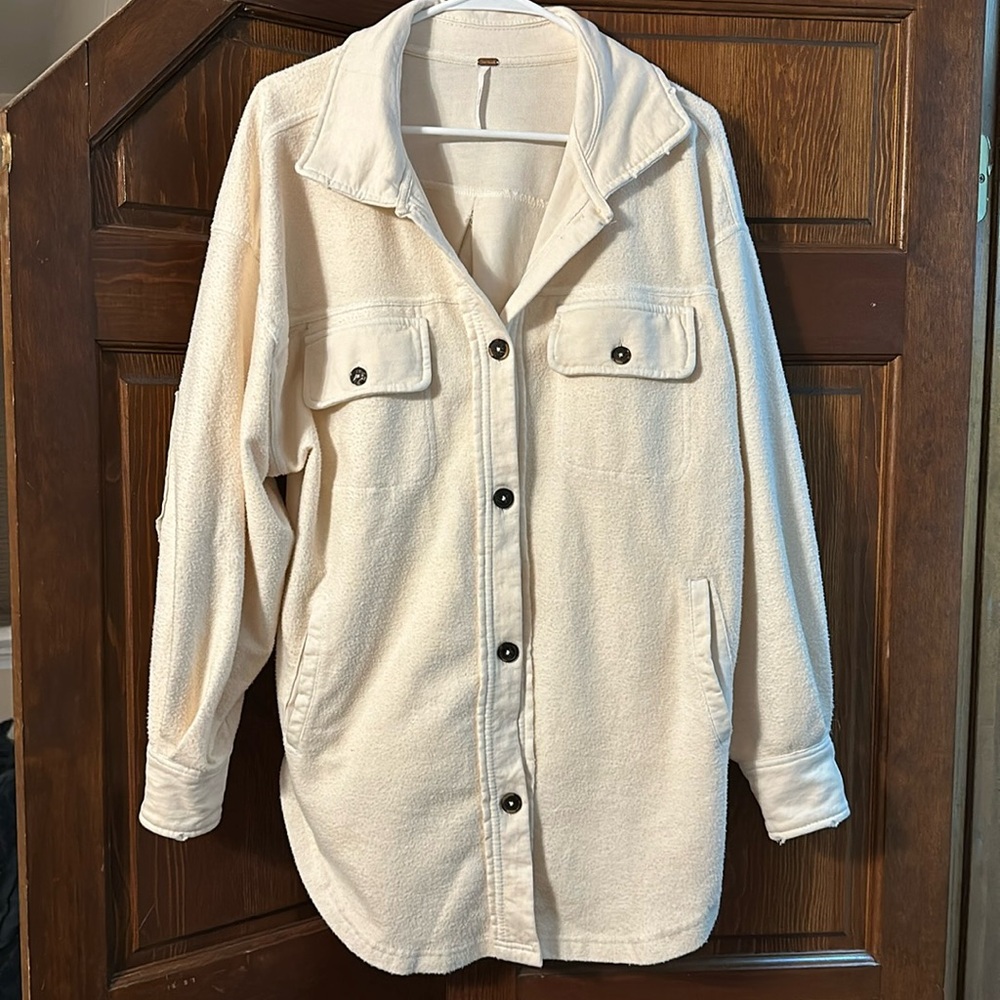Free People Size M Ruby Jacket in Champagne Dreams